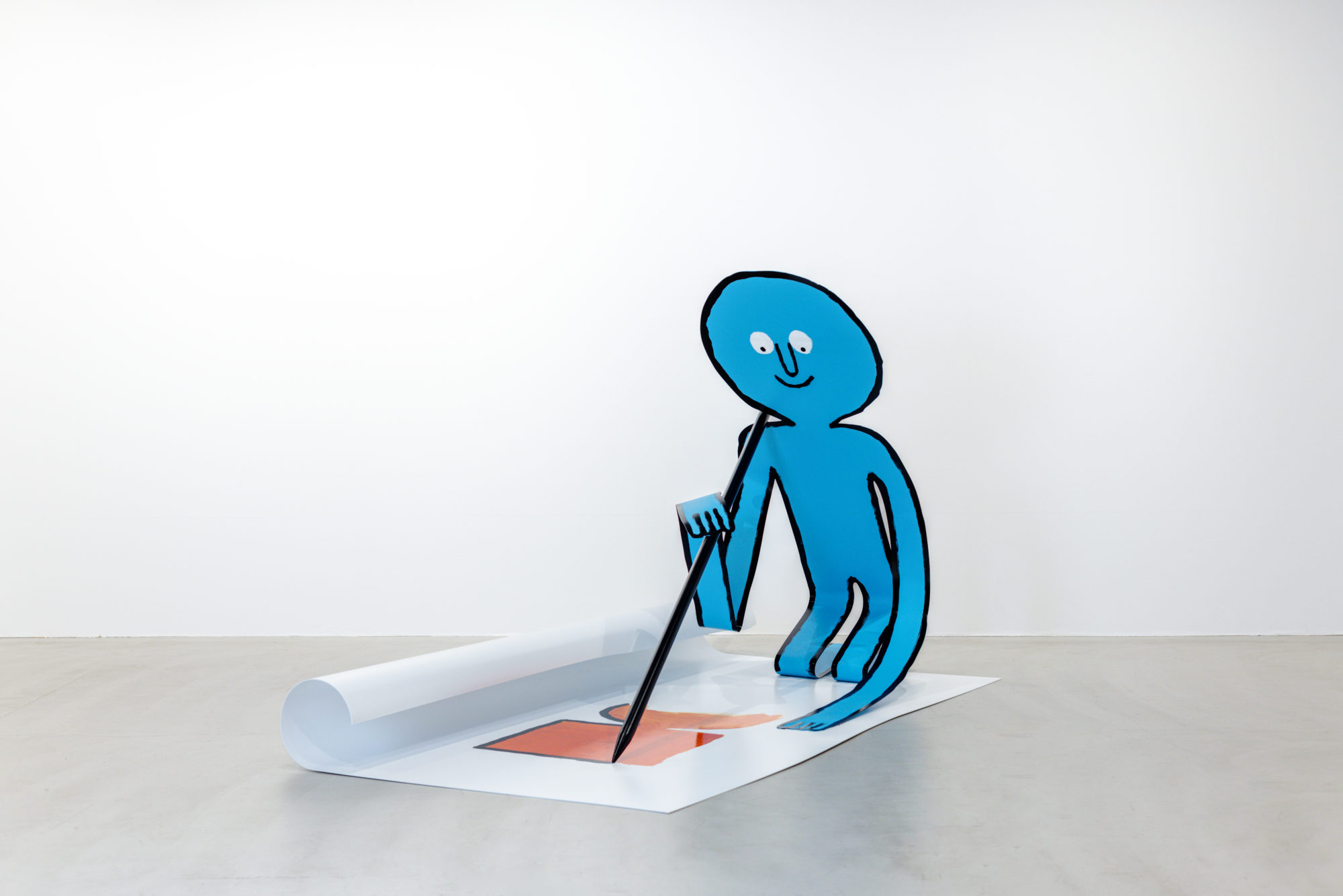 Jean Jullien PAPER PEOPLE ジャン ジュリアン シルク - 美術品 ...