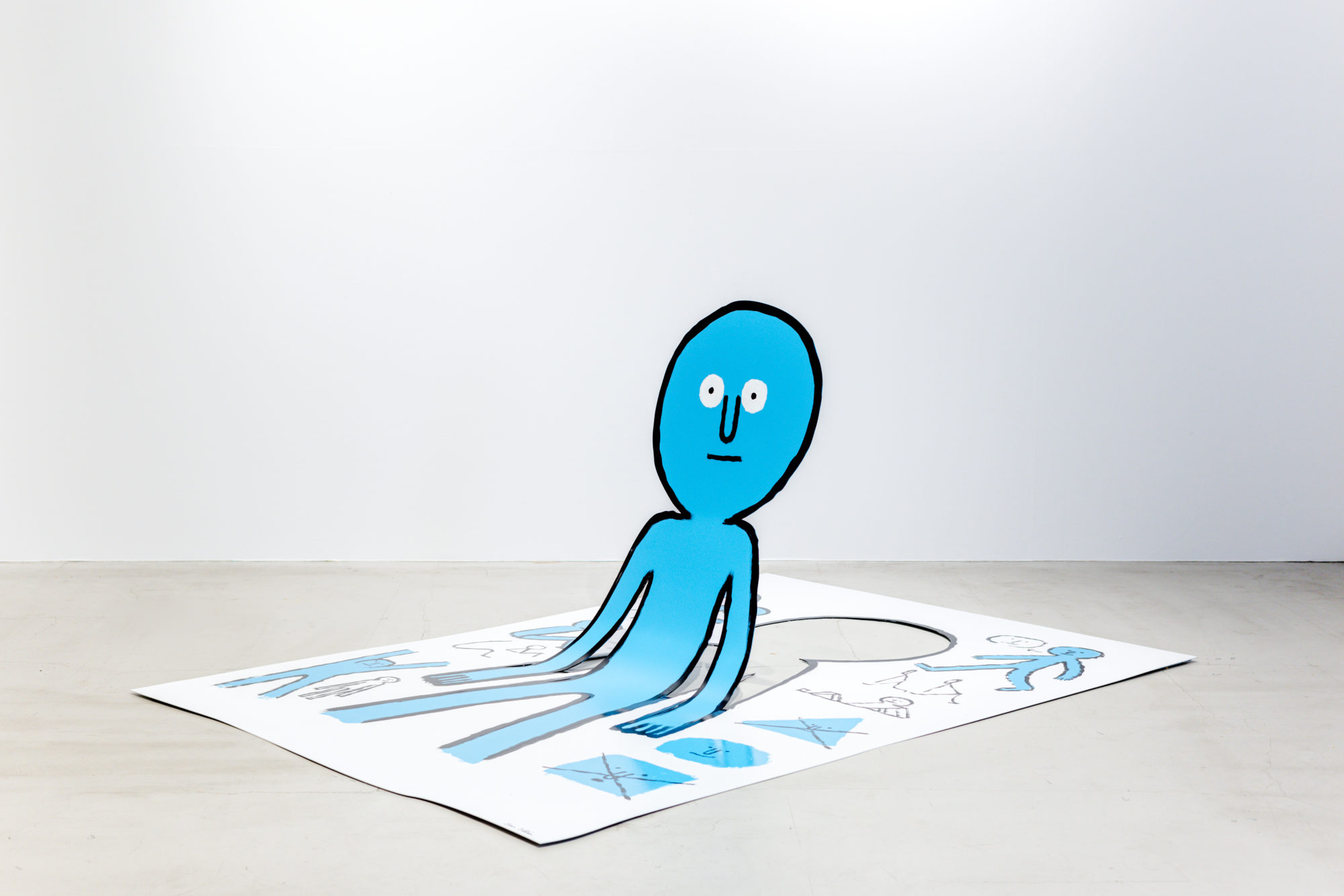 Jean Jullien PAPER PEOPLE ジャン ジュリアン シルク - 美術品