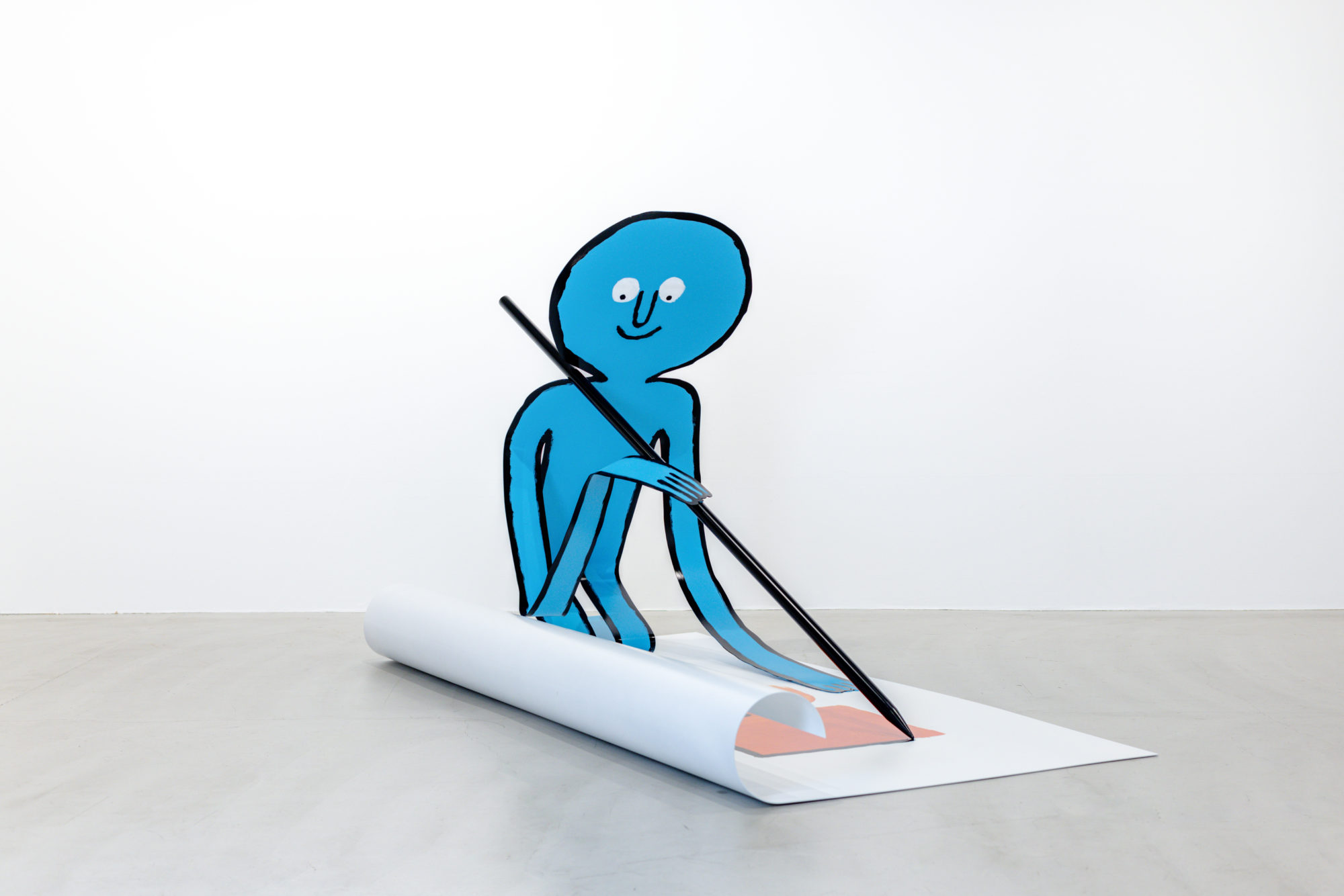 Jean Jullien PAPER PEOPLE ジャン ジュリアン シルク - 美術品 ...